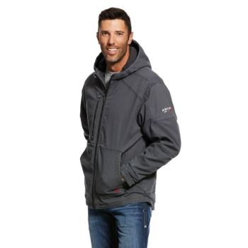 Ariat FR DuraLight Stretch Platene Jacket Siva | bGak9r9e