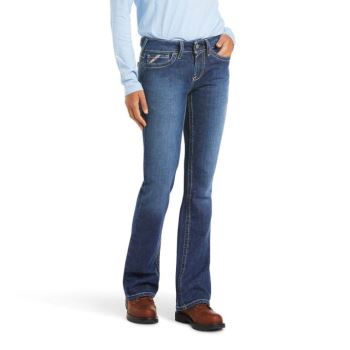 Ariat FR DuraStretch Basic Boot Cut Jean Modre | jD8T4Fl2