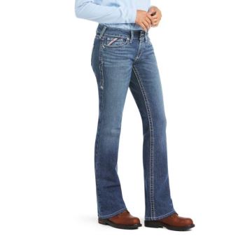 Ariat FR DuraStretch Entwined Boot Cut Jean Oceanside | xhUSuWAQ