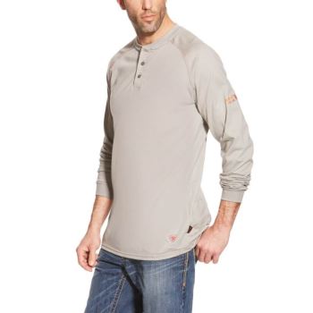Ariat FR Henley Top Strieborne | 0bO4FTwy