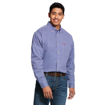 Ariat FR Liberty Pracovná Shirt Cobalt | EM0oTrDV