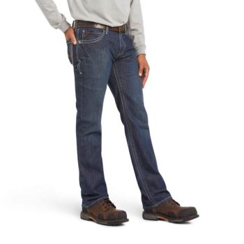 Ariat FR M4 Relaxed Boundary Boot Cut Jean Shale | KoAejvdY