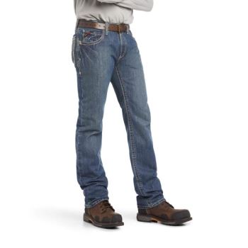 Ariat FR M4 Relaxed Boundary Boot Cut Jean Clay | zyQDgpZ6