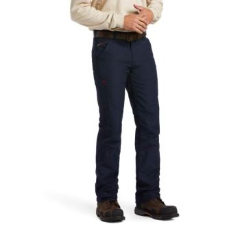 Ariat FR M5 Straight DuraLight Ripstop Stackable Straight Leg Pant Námornícka Modrá | 2BfURZT0