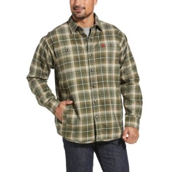 Ariat FR Monument Shirt Jacket Biele | xee4Ler1
