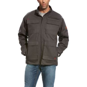Ariat FR Platene Stretch Jacket Tmavo Siva | P7yeOThS