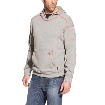 Ariat FR Polartec Hoodie Siva | YJtLX2l5