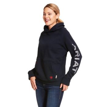Ariat FR Primo Fleece Logo Hoodie Námornícka Modrá | FmBp9ECq