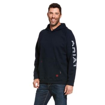 Ariat FR Primo Fleece Logo Hoodie Námornícka Modrá | RxyppTH1