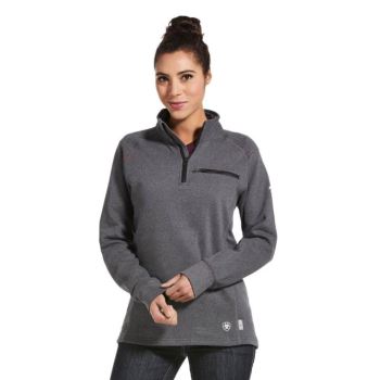 Ariat FR Rev 1/4 Zip Top Siva | 0rI251ef