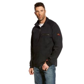Ariat FR Rev 1/4 Zip Top Čierne | YhYTAFUY