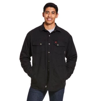 Ariat FR Rig Shirt Jacket Čierne | 2x5fJvLw