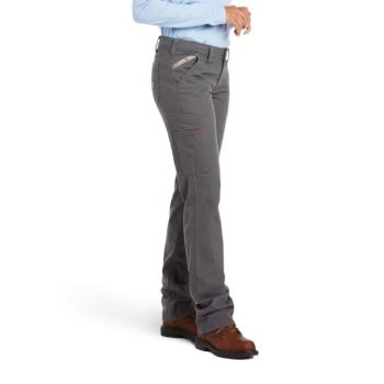 Ariat FR Stretch DuraLight Platene Stackable Straight Leg Pant Siva | 4etoK0wa