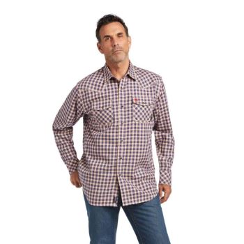 Ariat FR Travis Retro Fit Snap Pracovná Shirt Koralove | ikQeXxir