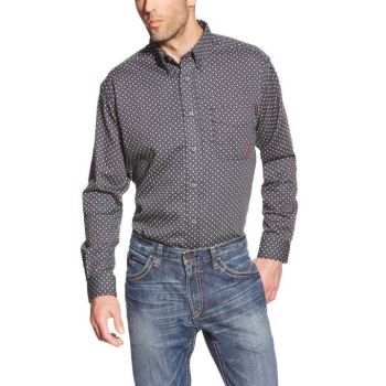 Ariat FR Tyler Pracovná Shirt Quiet Shade | vjSYw44s