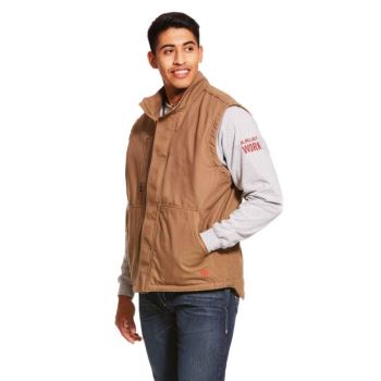 Ariat FR Workhorse Insulated Vest Hnedožltý | JcAHd36f