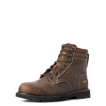 Ariat Groundbreaker 6" II Steel Spicou Pracovná Boot Hnede | RZosRNka