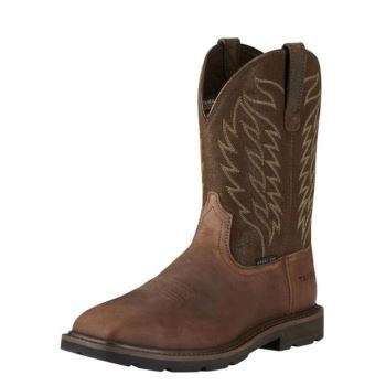Ariat Groundbreaker Siroke Topanky Square Spicou Steel Spicou Pracovná Boot Hnede | 1y4KQiwD