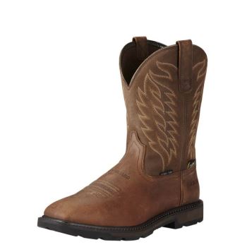 Ariat Groundbreaker Siroke Topanky Square Spicou MetGuard MetGuard Steel Spicou Pracovná Boot Hnede | VryJ65US