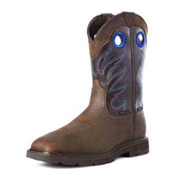 Ariat Groundwork Nepremokave Steel Spicou Pracovná Boot Tmavo Hnede | 9vY4VelZ