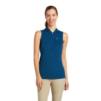 Ariat Hailey 1/4 Zip Baselayer Modre | aC3cq4tR
