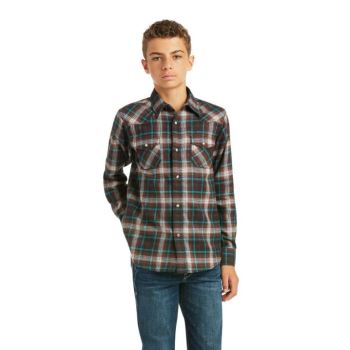 Ariat Harrisburg Retro Fit Shirt Cedarwood | Dez4V2U0