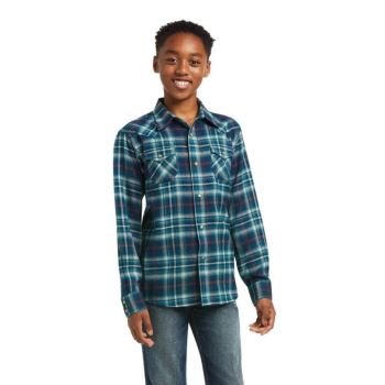 Ariat Hastings Retro Fit Shirt Tyrkysové | y1d9zSbV