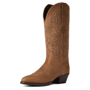 Ariat Heritage Elastic Siroke Topanky Calf Western Boot Hnede | zO99lS5p