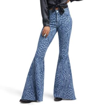 Ariat High Rise Animal Extreme Flare Jean Animal Laser Print | zCnBqvcU