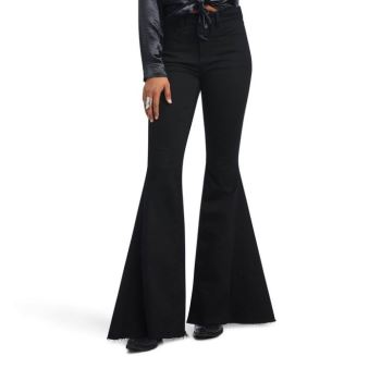 Ariat High Rise Forever Extreme Flare Jean Čierne | 2v2jtQAy