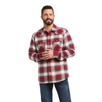 Ariat Hillsboro Retro Fit Shirt Červené | PU5eZoeC