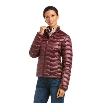 Ariat Ideal 3.0 Down Jacket Iridescent Windsor Wine | ZyNJ0Kt1