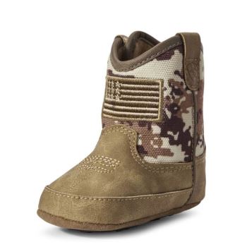 Ariat Infant Lil' Stompers Dallas Boot Hnede | Eho72Bpq