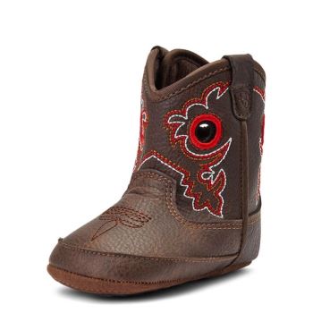 Ariat Infant Lil' Stompers Rough Stock Boot Hnede | 6897bIWl