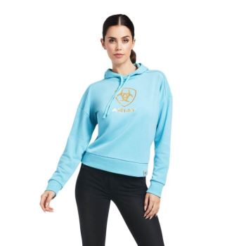 Ariat Just Hoodie Modre | 9xp3ZWNI