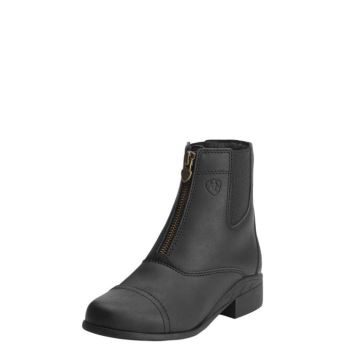 Ariat Kids' Scout Zip Paddock Boot Čierne | 3s4luhcF