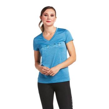 Ariat Laguna Logo Top Modre | oZbqVl5w