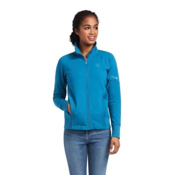 Ariat Largo Full Zip Sweatshirt Modre | 3R24m944