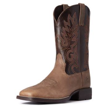 Ariat Layton Western Boot Hnede | aZSTMSW9
