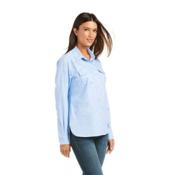 Ariat Loyola Popover Shirt Modre | gcntzW3o