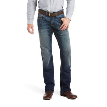 Ariat M5 Straight TekStretch Tyler Stackable Straight Leg Jean Tmavo Siva | estz4Wiz