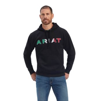 Ariat Mexico Hoodie Čierne | ZPvsaRSs