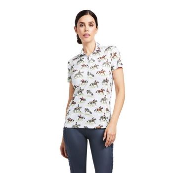 Ariat Motif Polo Good Show Print | b8rwsF0X