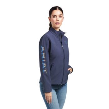 Ariat New Team Softshell Jacket Modre | OYiE5wht