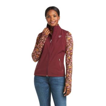 Ariat New Team Softshell Vest Windsor Wine | n2HGiycV