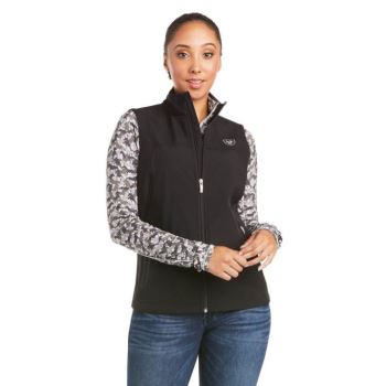 Ariat New Team Softshell Vest Čierne | Qfb01vEu