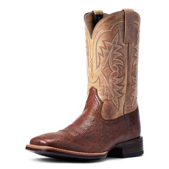 Ariat Night Life Ultra Western Boot Antique Tabac Sq Ostrich | XMtCtWW9