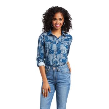 Ariat Outbound VentTEK Stretch Shirt Tile Paisley | BHHsHQ28