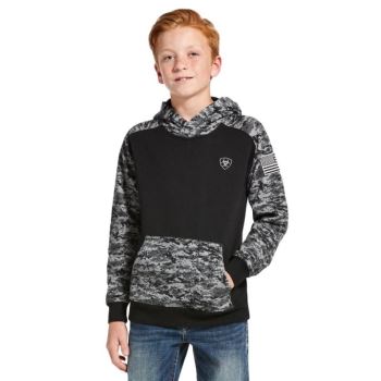 Ariat Patriot Hoodie Čierne Maskacove | uHsOJLz2