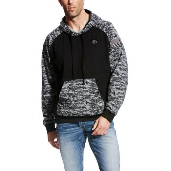 Ariat Patriot Hoodie Čierne Maskacove | wKBUEpjU